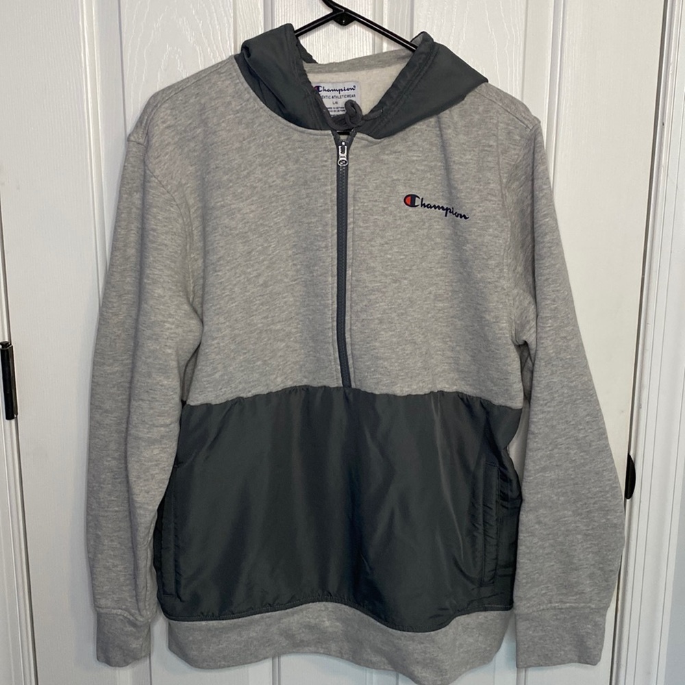 Champion Fleece-Lined Two Tone Hoodie